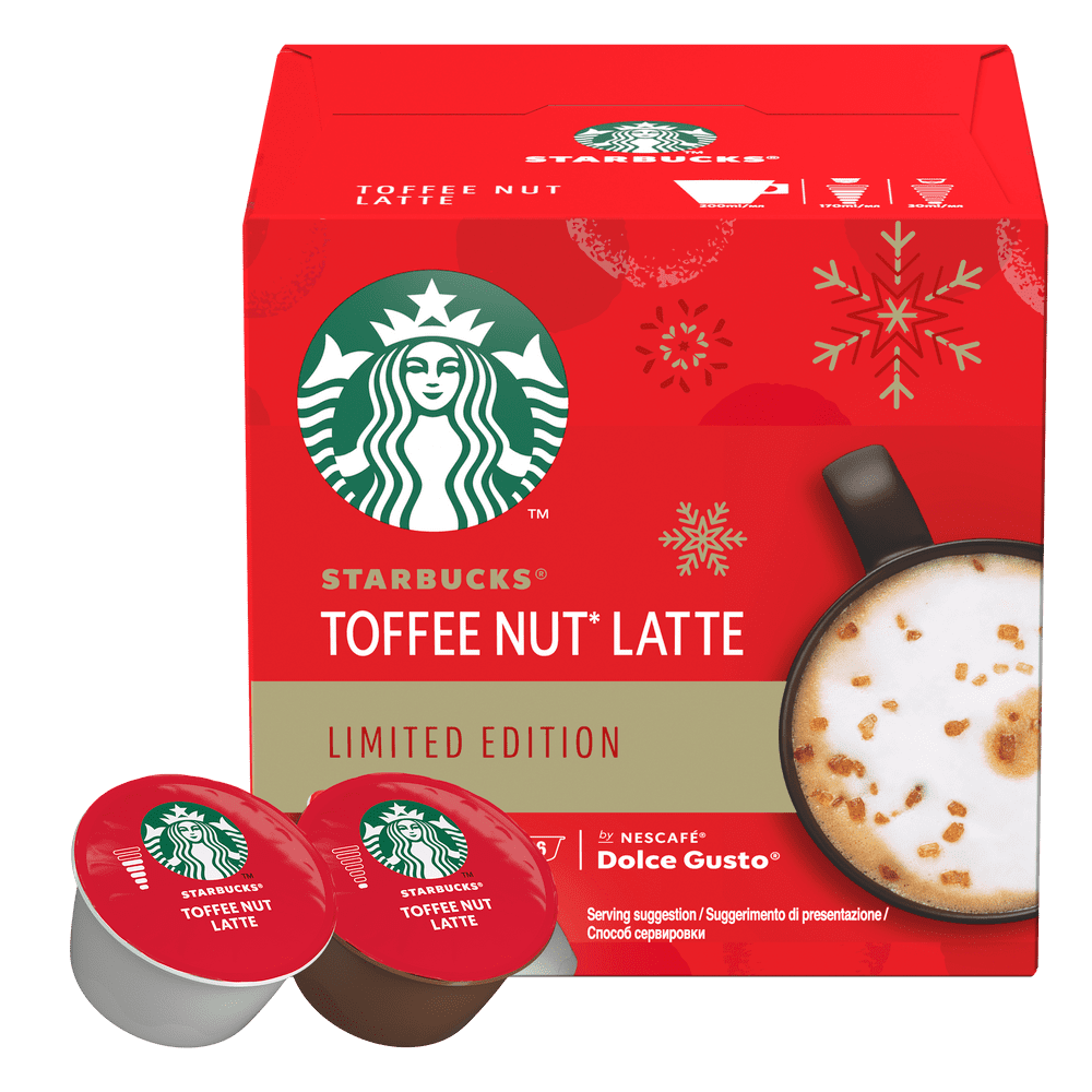 Капсулы старбакс купить. Кофе в капсулах Tassimo Toffee nut Latte, 268г. Toffee nut Latte, 268г. Limited Latte. Тоффи нут латте перевод.