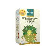 Чай травяной Dilmah Bergamot Orange, Peppermint & Lemon, пакетики 20x1.5гр.