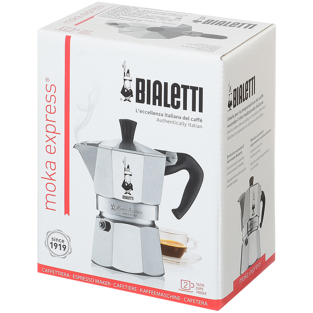 кофеварка Bialetti Moka Express (2 порции)  в интернет .