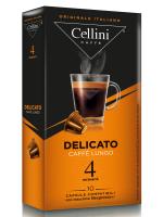 Кофе в капсулах CELLINI DELICATO CAFFE' LUNGO, 10x10