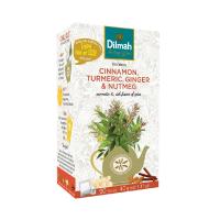 Чай травяной Dilmah Cinnamon, Turmeric, Ginger & Nutmeg, пакетики 20x1.5гр.