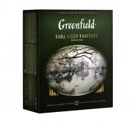 Чай черный Greenfield Earl Grey Fantasy, в пакетиках 100 х 2гр.