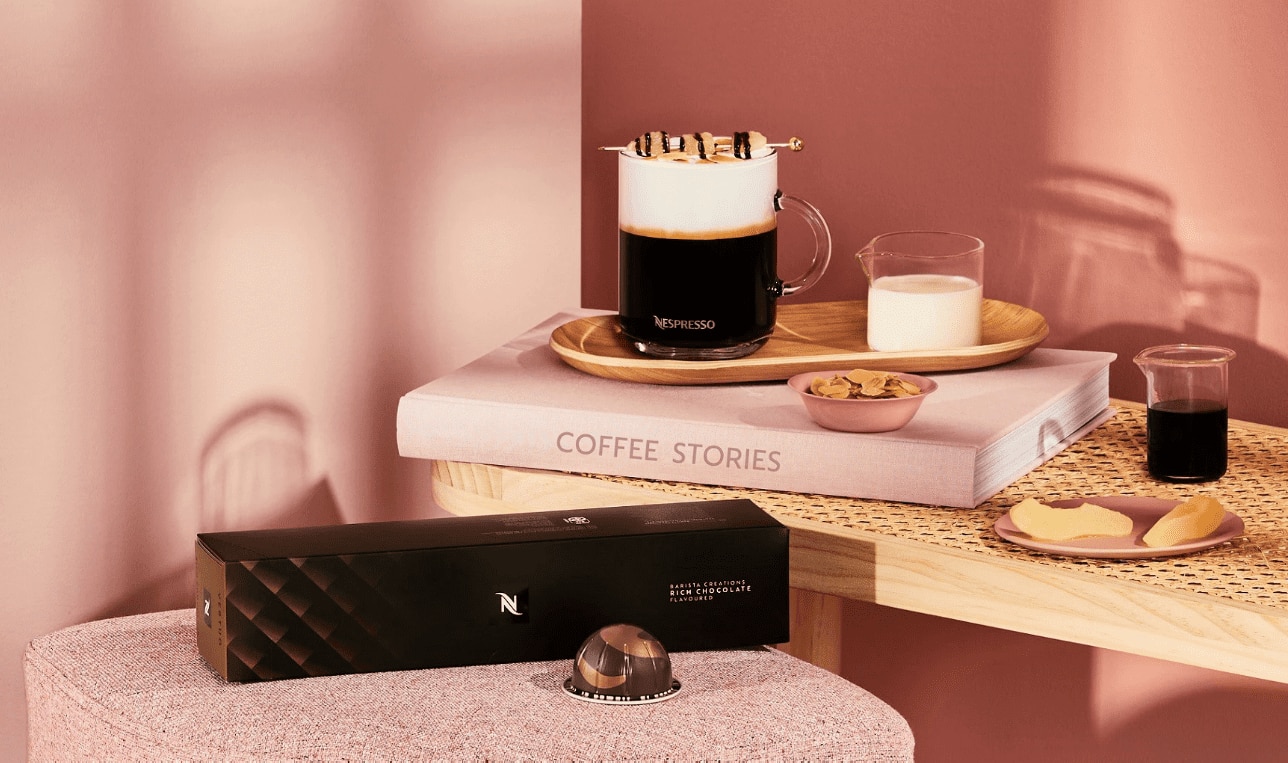 Chocolate for nespresso shop