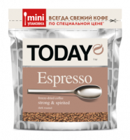 Кофе растворимый сублимированный TODAY Espresso, 37.5 г.