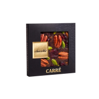 Горький шоколад ChocoMe 50F101, Орех пекан, брусника, фисташки Бронте, корица, 50 г Горький шоколад ChocoMe 50F101, Орех пекан, брусника, фисташки Бронте, корица, 50 г