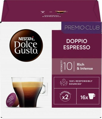 Кофе в капсулах Dolce Gusto Doppio Espresso, 16 шт.