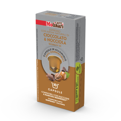 Кофе в капсулах CIOCCOLATO E NOCCIOLA Лесной орех Шоколад (10 шт)