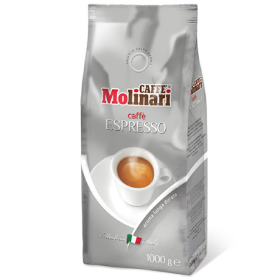 Кофе в зернах Molinari Espresso RICCO MISCELA CLASSIC Эспрессо Рикко, 1кг