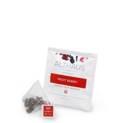 Чай фруктовый Althaus Fruit Berry в пирамидках 15x2,75гр. Чай фруктовый Althaus Fruit Berry в пирамидках 15x2,75гр.