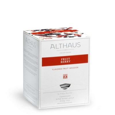Чай фруктовый Althaus Fruit Berry в пирамидках 15x2,75гр. Чай фруктовый Althaus Fruit Berry в пирамидках 15x2,75гр.