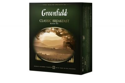 Чай черный Greenfield Classik Breakfast, в пакетиках 100 х 2гр.