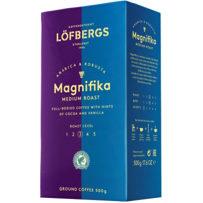 Кофе молотый Lofbergs Magnifica, 500 г. Кофе молотый Lofbergs Magnifica, 500 г.