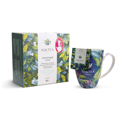 Чай зеленый Niktea Milk Oolong (Молочный Улун), саше на чайник 20x4 гр.