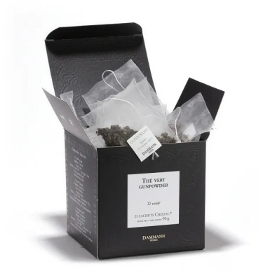 Чай зеленый Dammann Gunpowder (Порох), пакетики 25x2 гр. Чай зеленый Dammann Gunpowder (Порох), пакетики 25x2 гр.