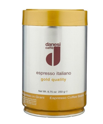 Кофе в зернах Danesi Gold, ж/б, 250 гр.