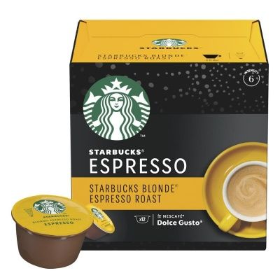 Кофе в капсулах STARBUCKS Blonde Espresso Roast, 12 шт.