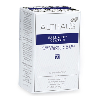 Чай черный Althaus Earl Grey Classic пакетики 20x1,75гр.