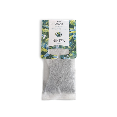Чай зеленый Niktea Milk Oolong (Молочный Улун), саше на чайник 20x4 гр.