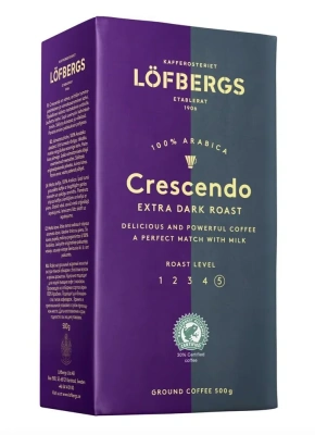 Кофе молотый Lofbergs Crescendo, 500 г. Кофе молотый Lofbergs Crescendo, 500 г.