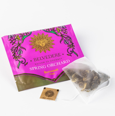 Чай черный Belvedere Spring Orchard в пирамидках 20x3,5гр.