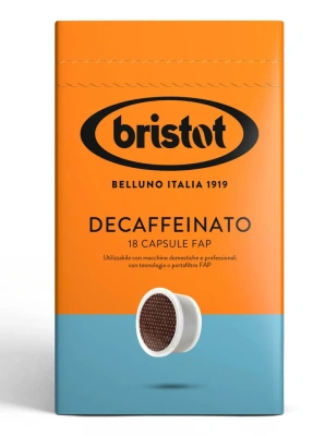 Кофе в капсулах Bristot Fap Decaffeinato, 18 шт Кофе в капсулах Bristot Fap Decaffeinato, 18 шт