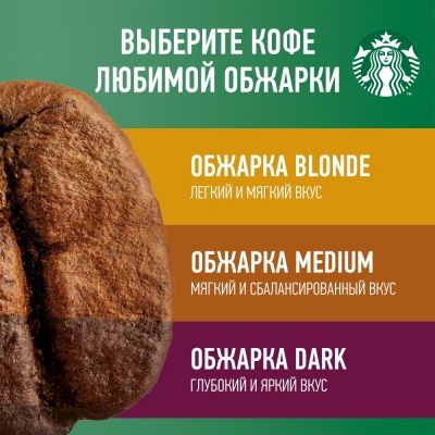 Кофе в капсулах STARBUCKS Blonde Espresso Roast, 10 шт.