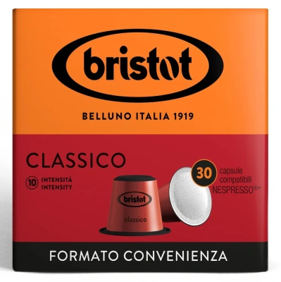 Кофе в капсулах Bristot Classico, 30шт Кофе в капсулах Bristot Classico, 30шт