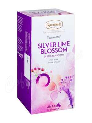 Ronnefeldt Teavelope: Silver Lime Blossom / Цветок серебристой липы.Травяной чай.1,5гр.х25шт.