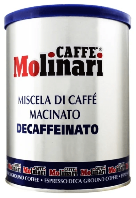Кофе в молотый DECAFFEINATO Декофеинато, б/250 гр Кофе в молотый DECAFFEINATO Декофеинато, б/250 гр