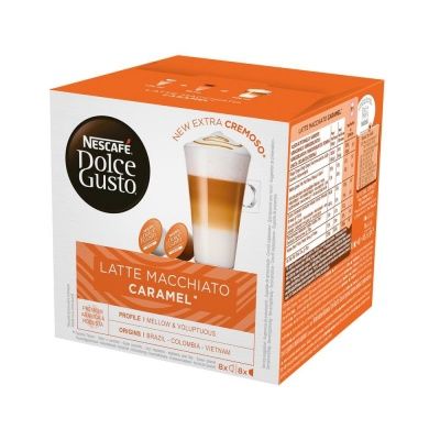 Кофе в капсулах Dolce Gusto Latte Macchiato Caramel, 16 шт.