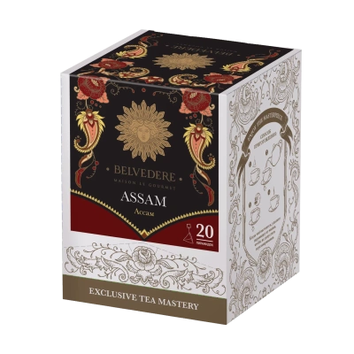 Чай черный Belvedere Assam в пирамидках 20x3,5гр. Чай черный Belvedere Assam в пирамидках 20x3,5гр.
